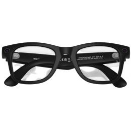 Умные очки Ray-Ban Meta* Wayfarer Gen 2 Matte Black, Фотохромные линзы Clear to Grey Transitions (RW4012), размер L